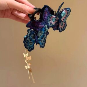 Embroidered Colorful Butterfly