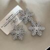 Snowflake hair clip