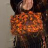 Autumn Blossom Fuzzy Handbag