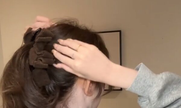 Retro Velvet Multi-Layer Bow Hair Claw