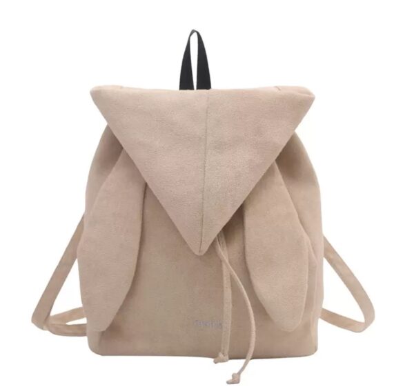 Retro Suede Drawstring Tote Bag, Effortless Lazy Vibe
