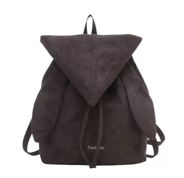 Retro Suede Drawstring Tote Bag, Effortless Lazy Vibe