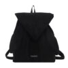Retro Suede Drawstring Tote Bag, Effortless Lazy Vibe