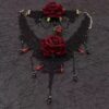 Gothic Rose Lace Choker