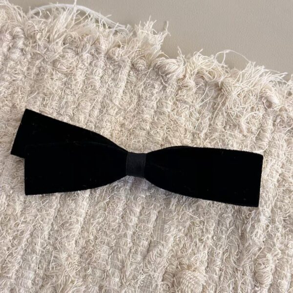 Velvet Bow Hair Clip