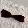 Velvet Bow Hair Clip